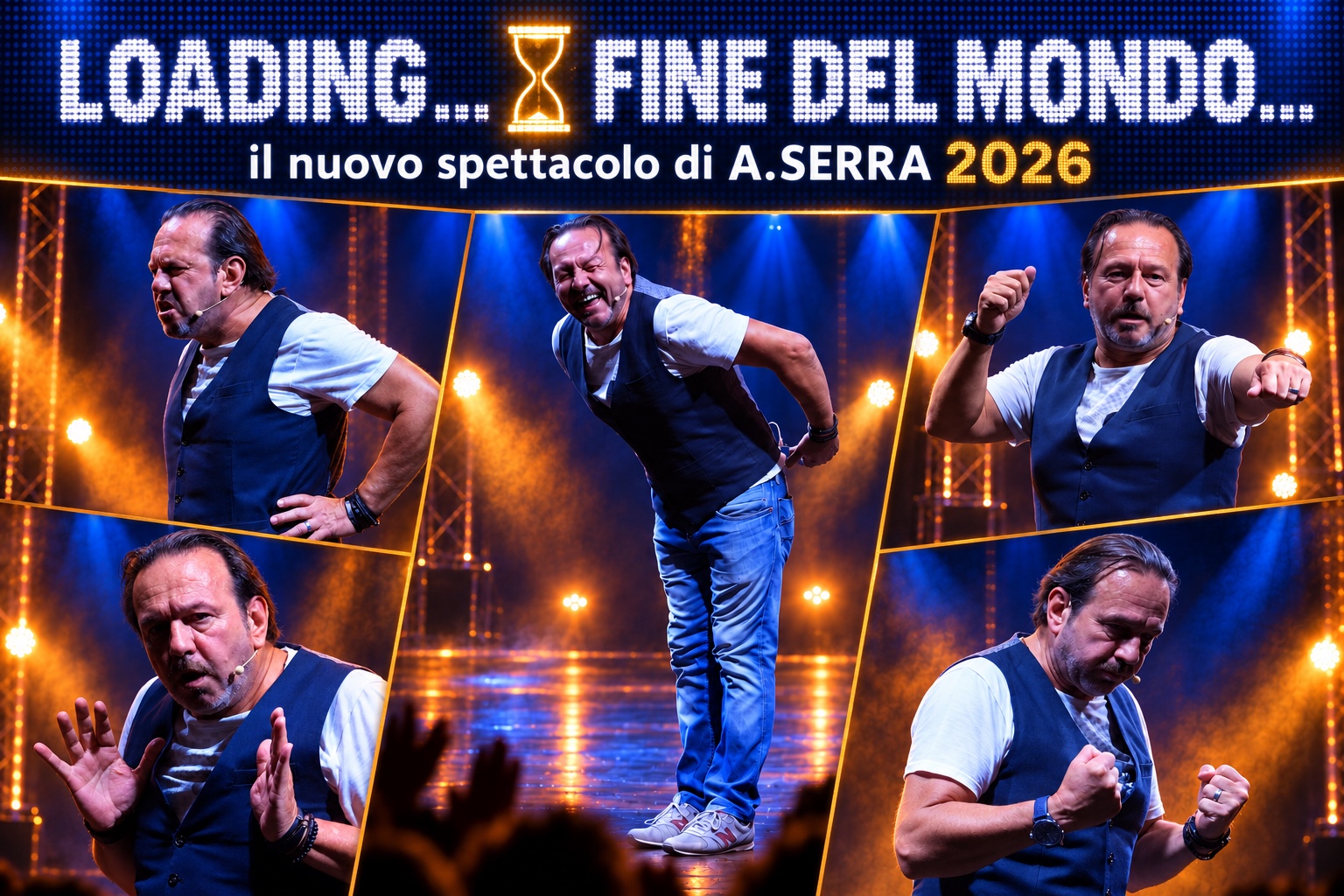 Locandina di LOADING… Fine del mondo, il nuovo spettacolo di Alessandro Serra